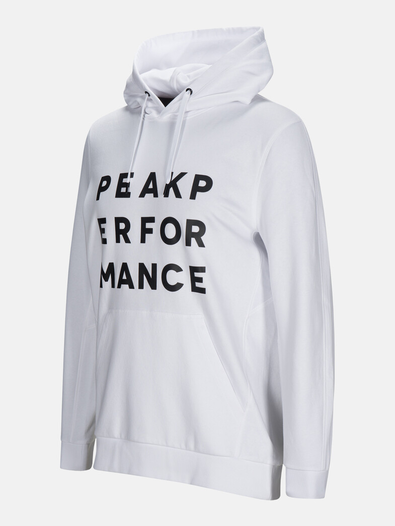 peak performance logo hoodie