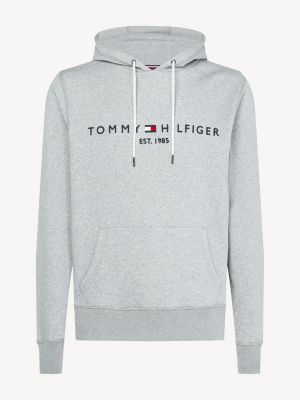 tommy hilfiger hoodie mens grey